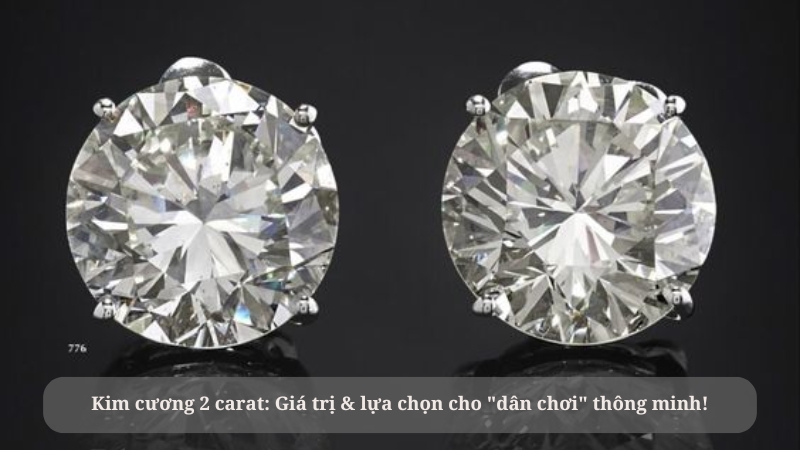kim cương 2 carat