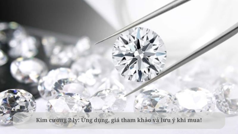 kim cương 2 ly