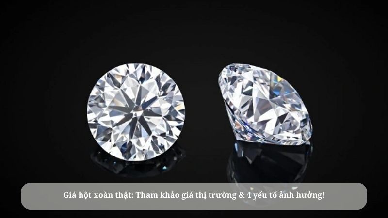 giá hột xoàn thật