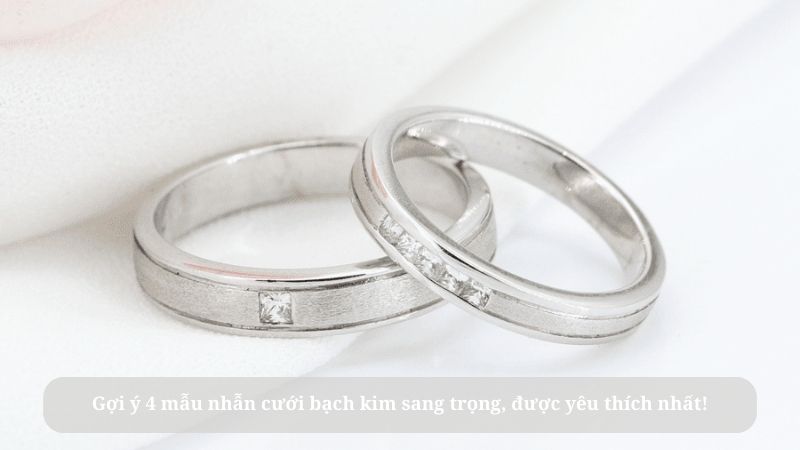 nhẫn cưới bạch kim