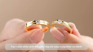 nhẫn cưới đơn giản