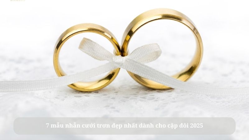 nhẫn cưới trơn