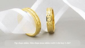 nhẫn cưới 2 chỉ