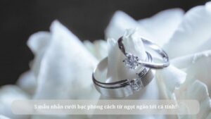 nhẫn cưới bạc