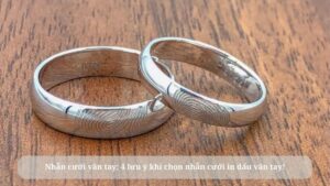 nhẫn cưới vân tay