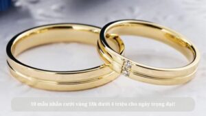 nhẫn cưới vàng 18k dưới 4 triệu