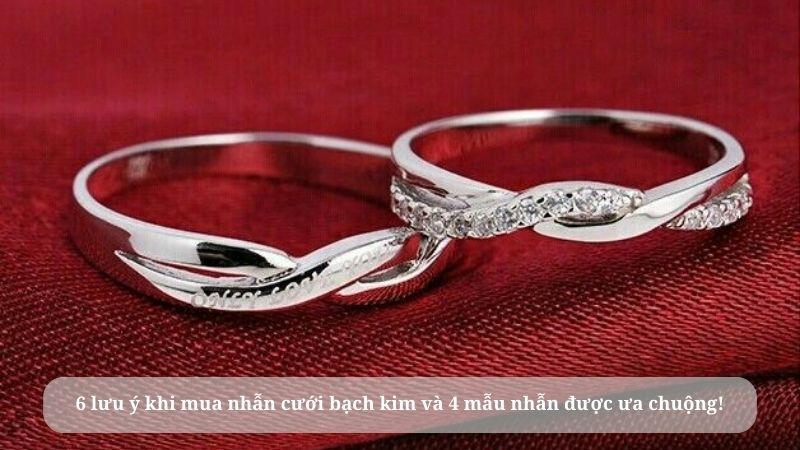 nhẫn cưới bạch kim