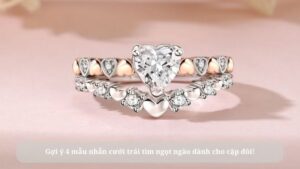 nhẫn cưới trái tim