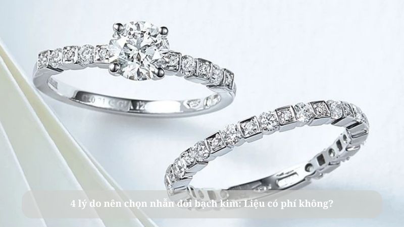 nhẫn đôi bạch kim